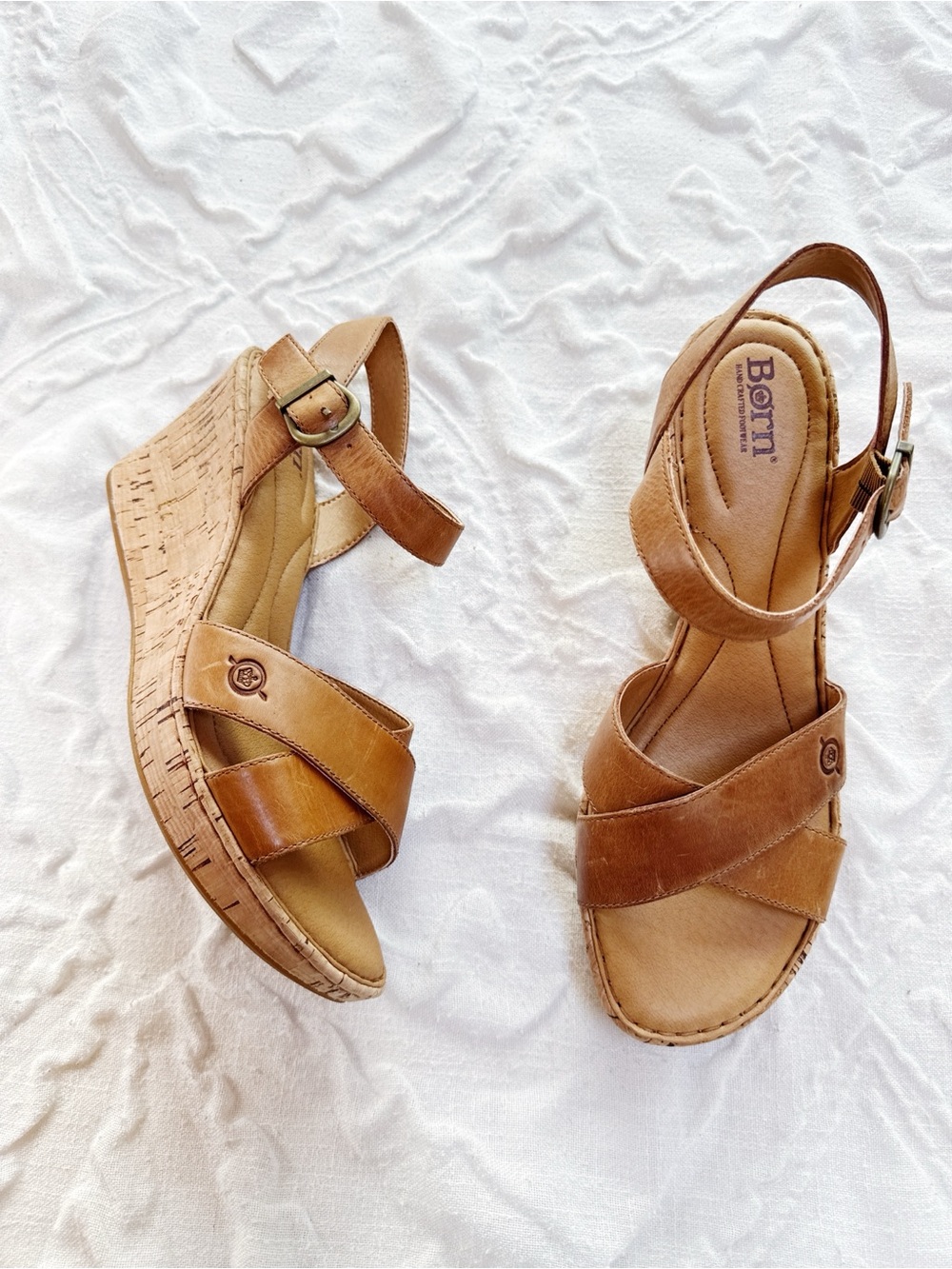 Born Alaina Platform Wedge Sandal Size 10 New